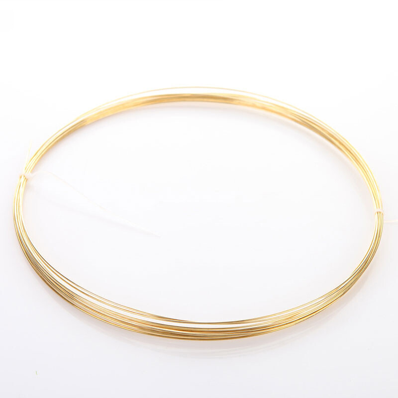 Round Solid Bare H62 Brass Wire For Craft Jewelry Making DIY Diameter 0.3mm-5mm