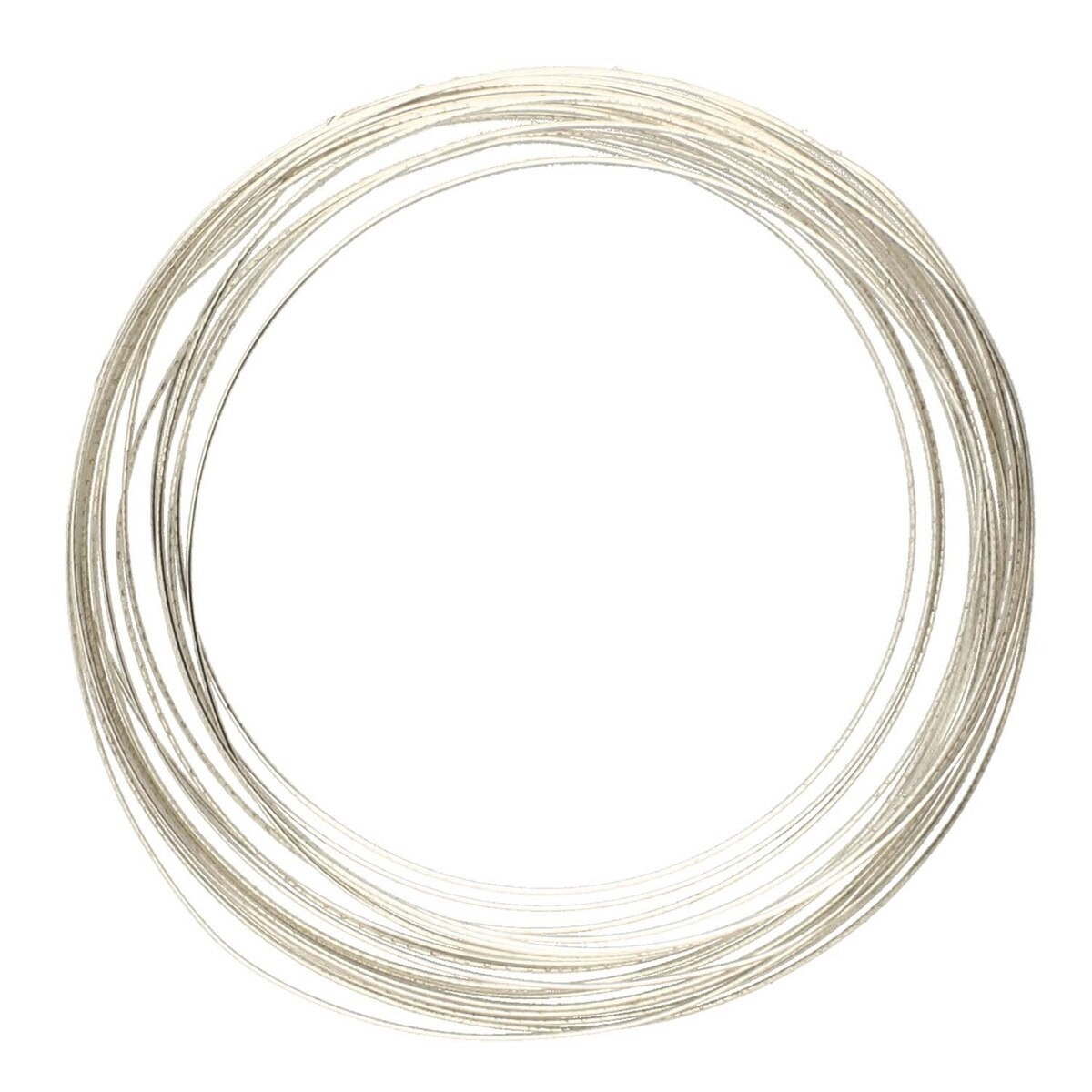Wire, 4 Yards Silver Plated Copper HALF Round 18 Gauge Wrapping Wire