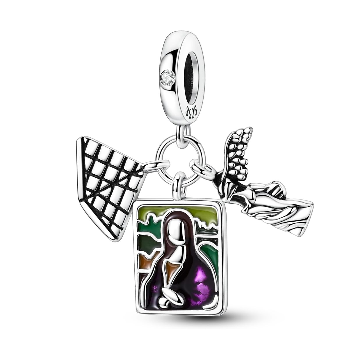 925 Sterling Silver Charms for Charm Bracelets Necklace European Jewelry Pe – 50