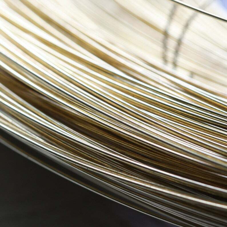 10 Meters (32.8 Feet) Half-Hard Raw Brass Wrapping Wire
