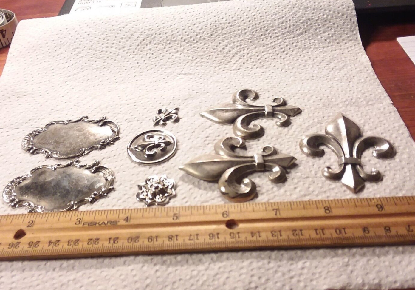 Jewelry Findings:8PCS Heavy Classic Silver Tone Findings 02-01-2025