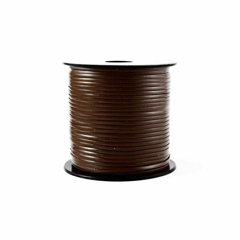 Dark Brown Plastic Craft Lace Lanyard Gimp String Bulk 100 Yard Roll