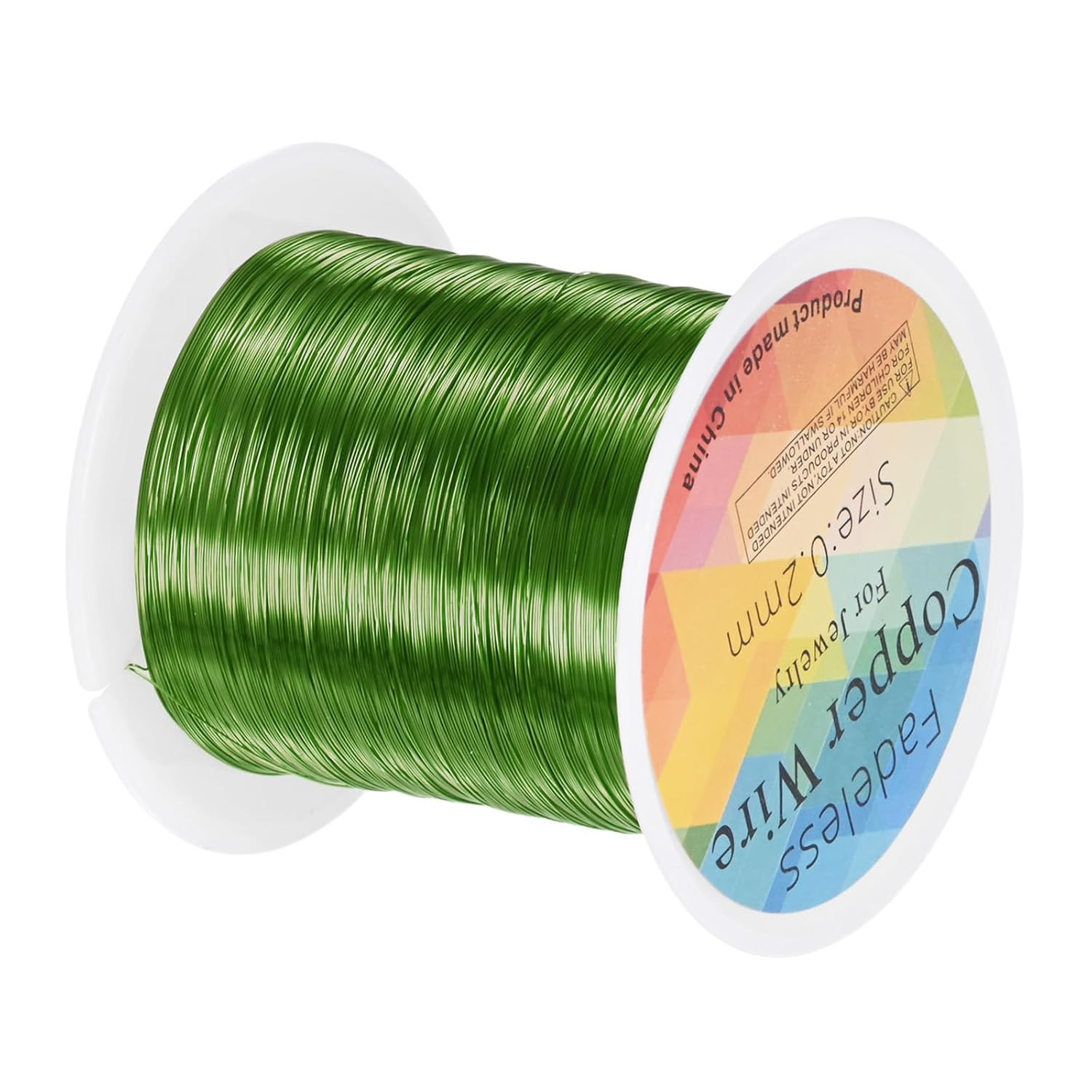 0.2Mm Jewelry Wire, 32 Gauge 328FT Craft Wire Copper Beading Wire for Jewelry Ma