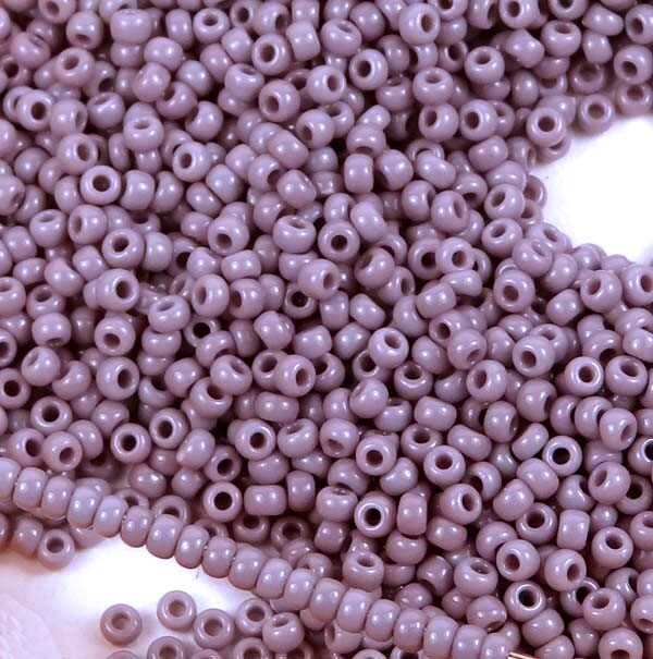 11/0 Fine Japanese TOHO Round Seed Beads Opaque Lavender 10-Grams