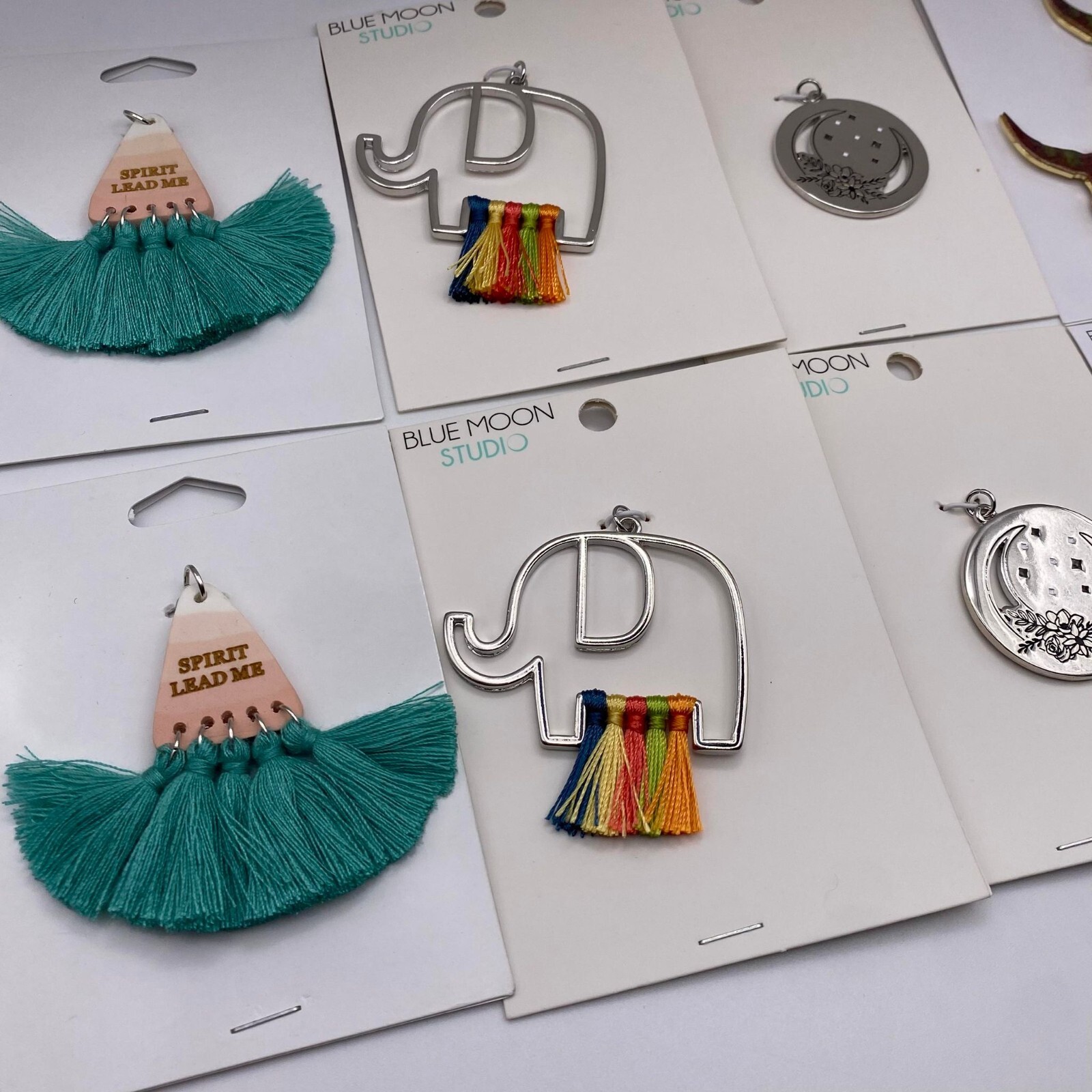 10pcs Jewelry Pendant Earrings Metal Charms Assorted Design DIY Jewelry Making