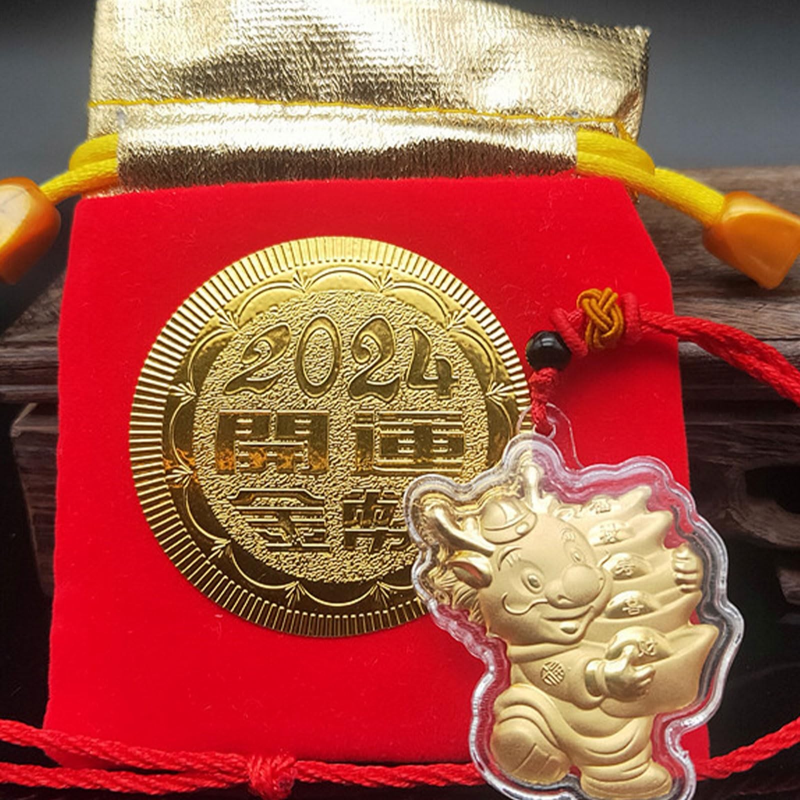 2024 Chinese New Year Dragon Necklace Lucky Dragon Necklace Spring Festival Trad