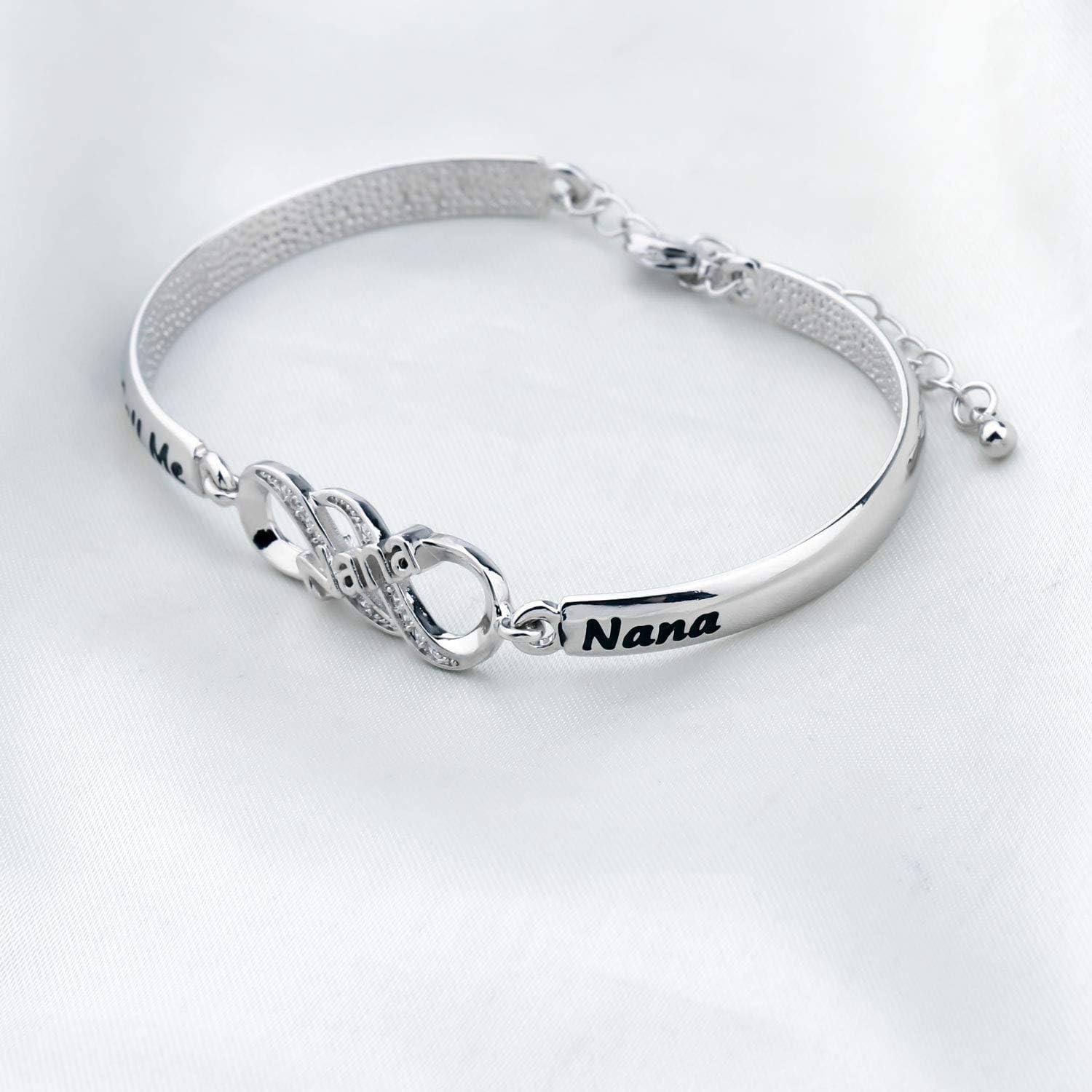 Nana Jewelry Gifts My Favorite People Call Me Bar Bracelet Gift for Nani Nonna G