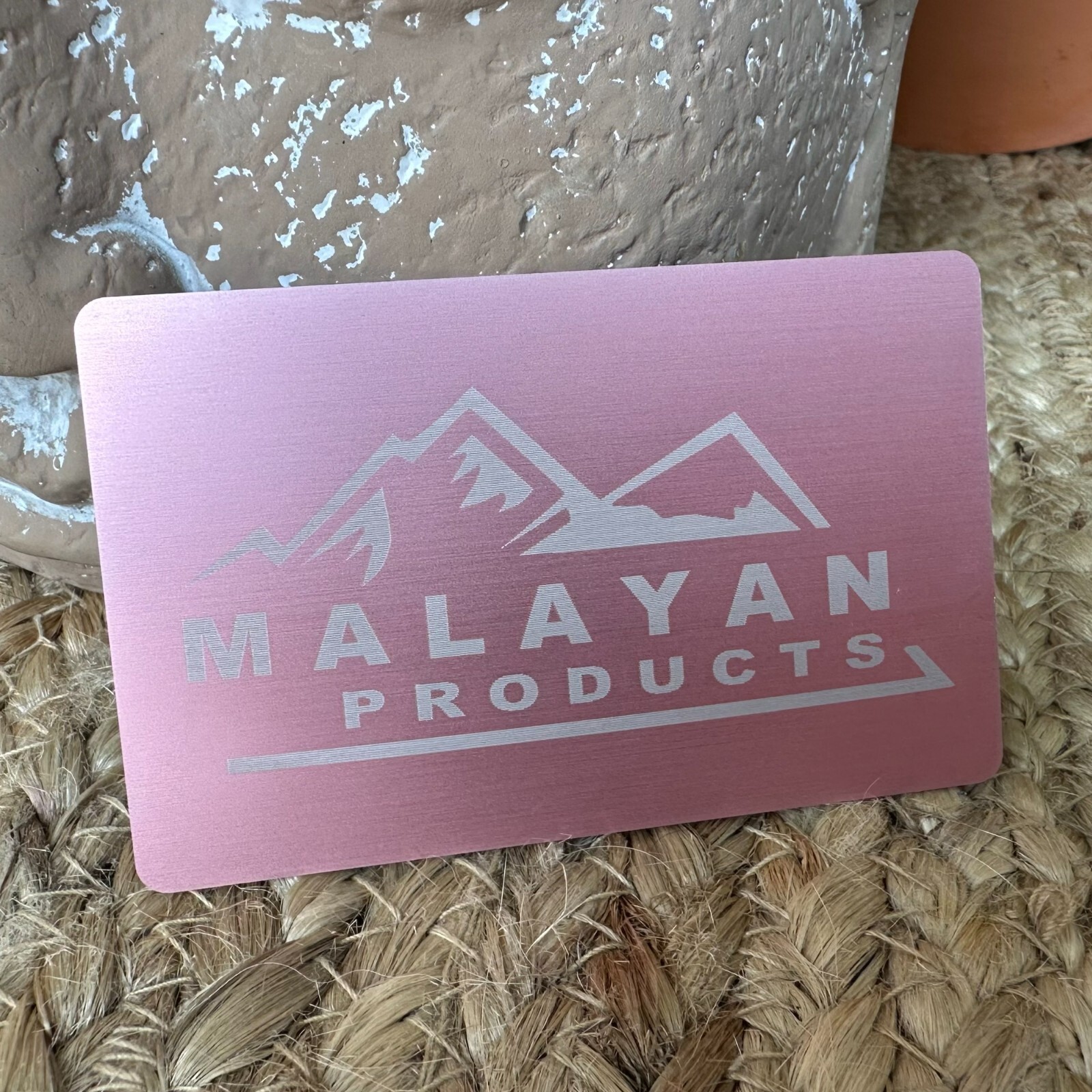 Aluminum Business Card 0.8mm Luxury Quality, Metal Calling Laser Engraving Blank