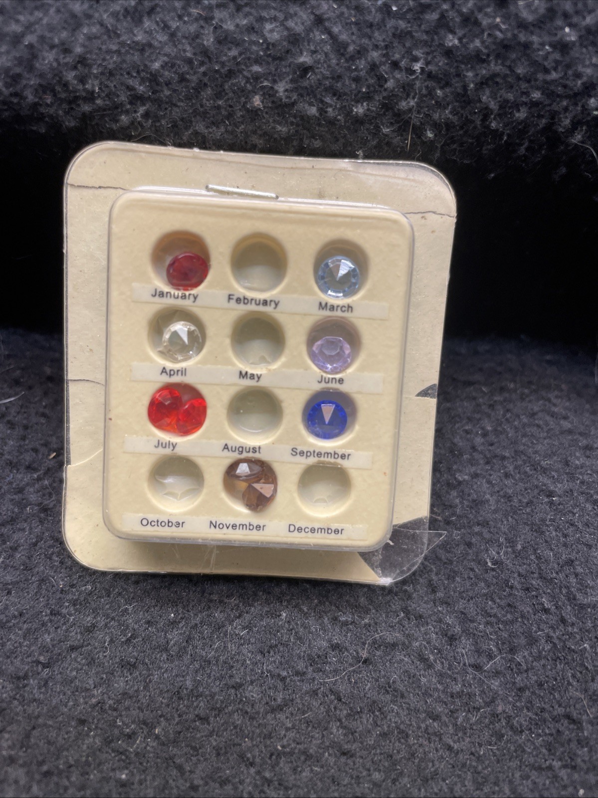 Lot of Story Locket Acrilic Birthstones and Unknown Brand