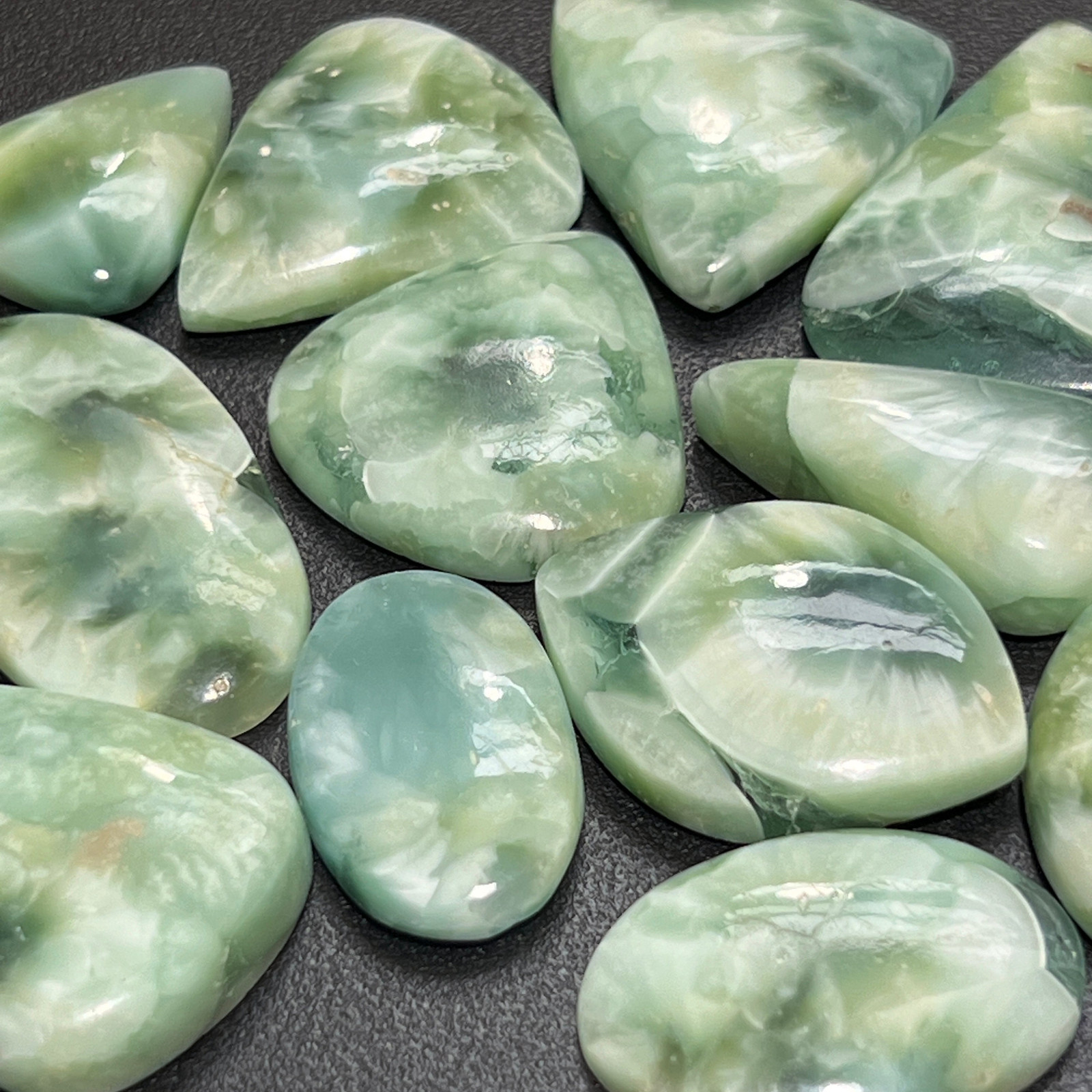 Hemimorphite (Electric Calamine) Cabochons Wholesale Gemstone Jewelry Supply