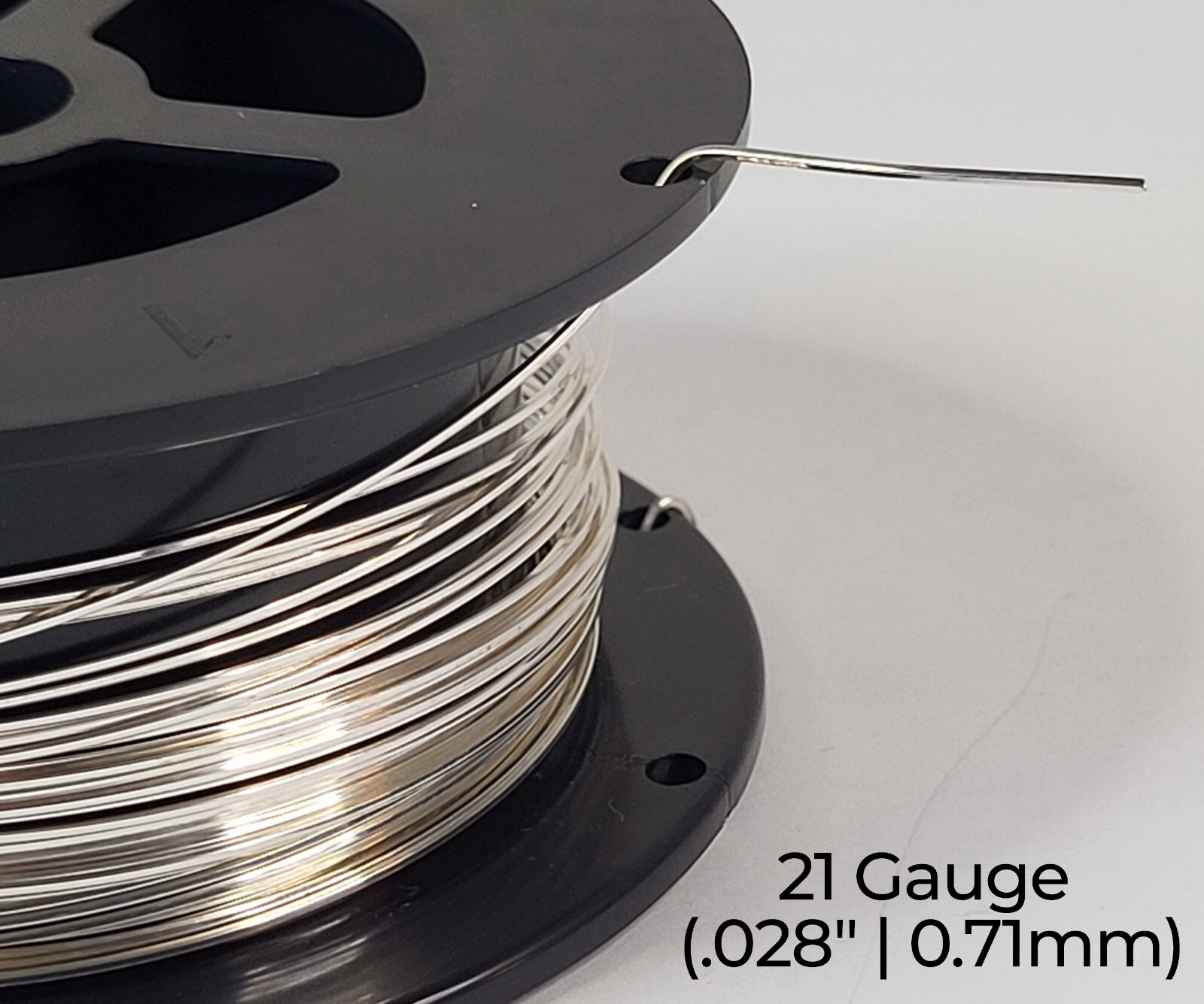 940 Argentium Silver Wire | Square | Dead Soft | 10-22 Gauge | 1-10 Ft | USA