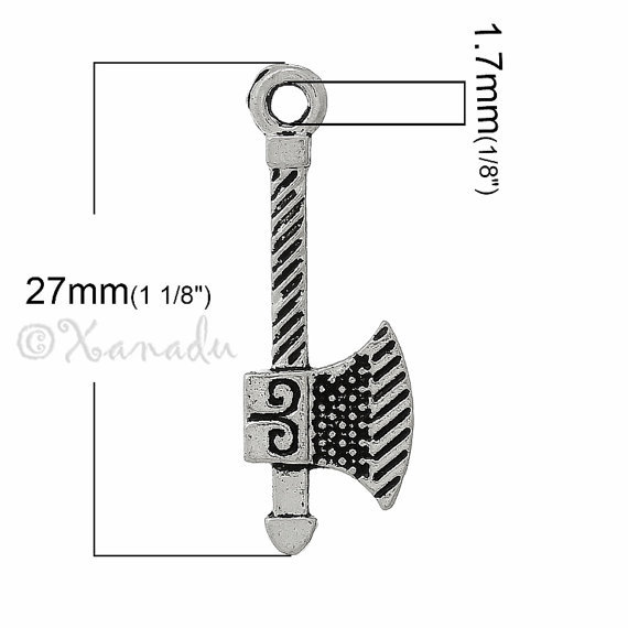 Vikings Charms Antiqued Silver Plated Pendants 10PC Mix CM0275 – 10, 20 Or 50PCs