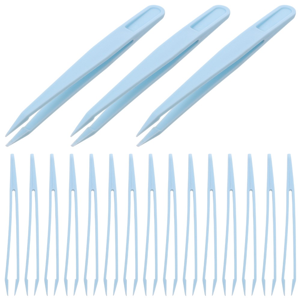20 Pcs Mini Jewelry Tweezer Kit for Beaded Craft Tool Beads Tweezers