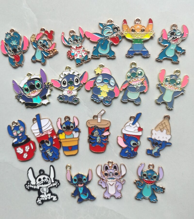 Lot cartoon mix Metal Charms DIY Earrings necklace Jewelry Making Pendants