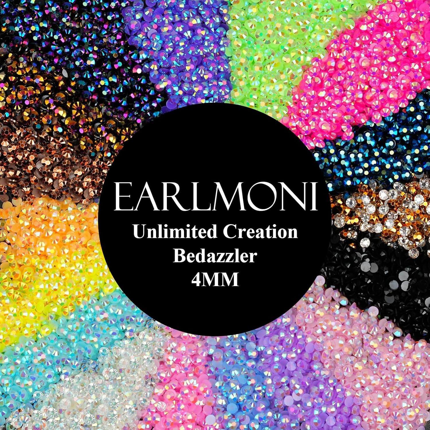 DIY Craft Dream: 30,000 Jelly AB Rhinestones & Jewelry Glue for Bedazzling