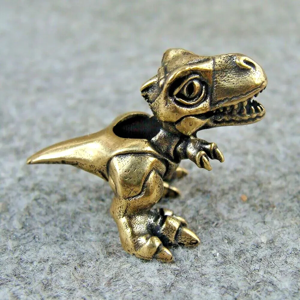 Brass Beads Dinosaur Shape Knife Tool Lanyard Bead Paracord Bracelet Beads