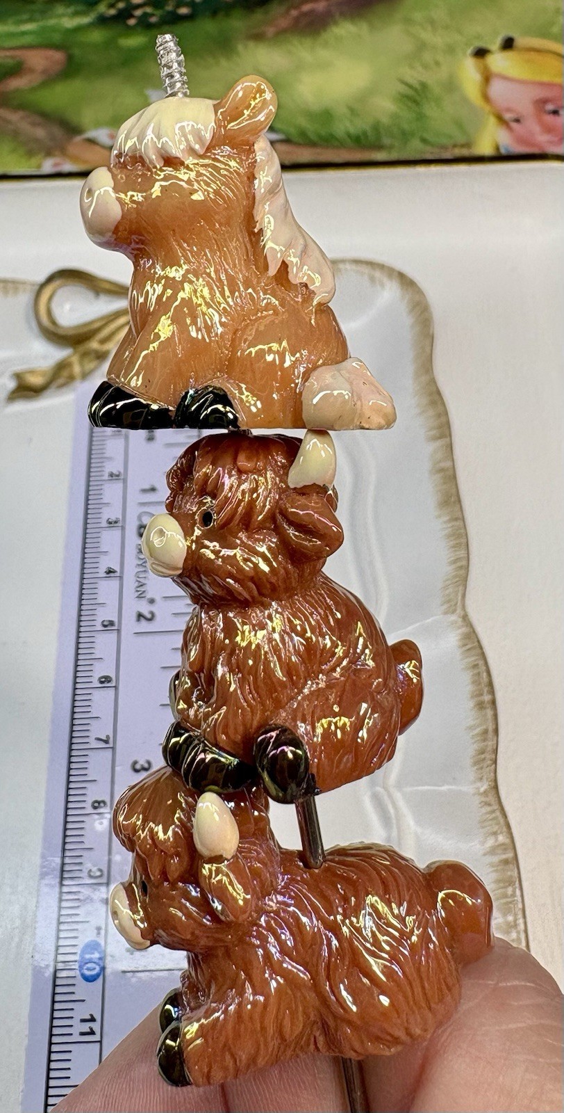 36 Highland Cow Focal Beads For Pens ✨Keychains✨Includes ✨3D Beads And Pen✨