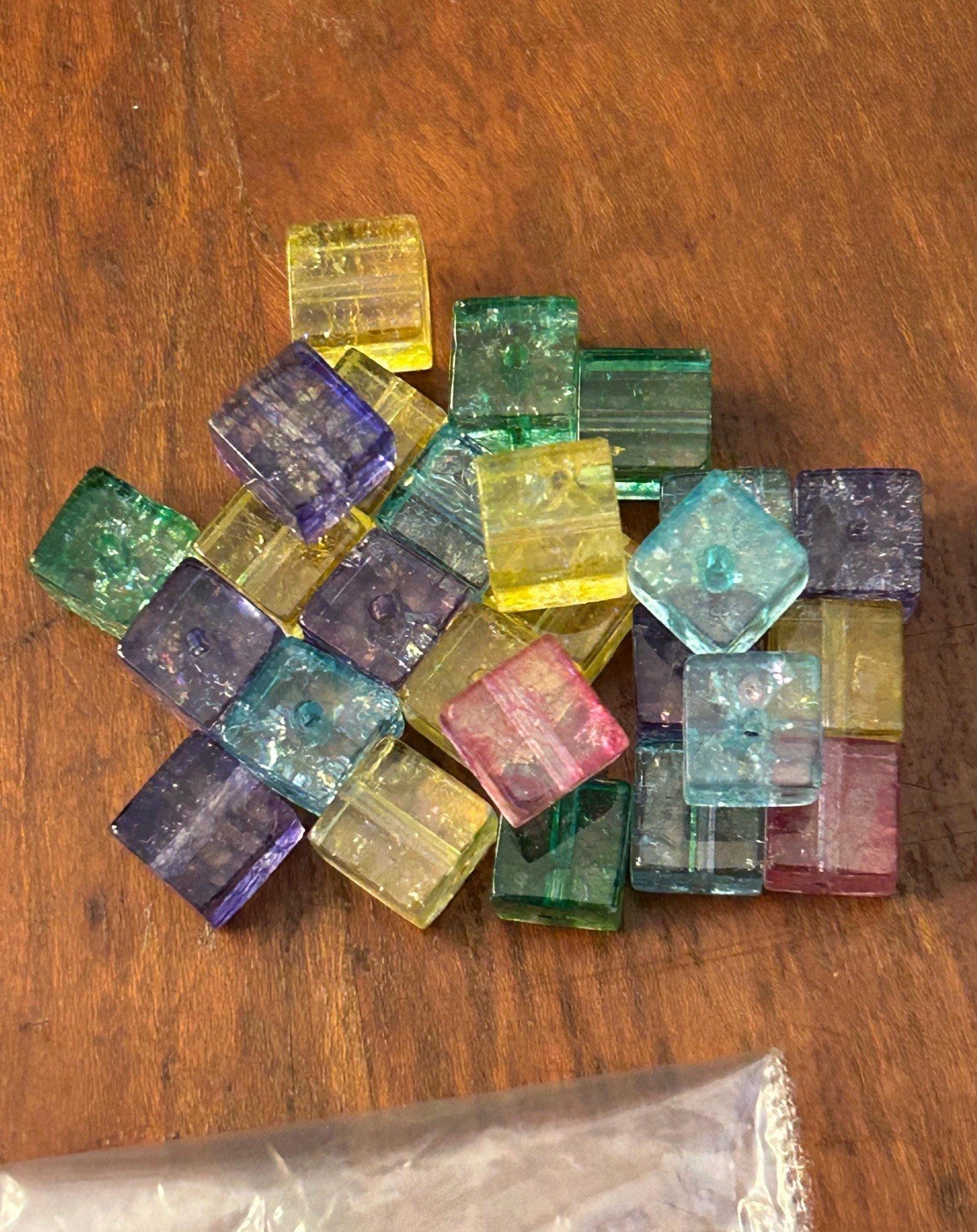 vintage/new modern jewelry craft lot bead- Unusual Colorful Beads ￼