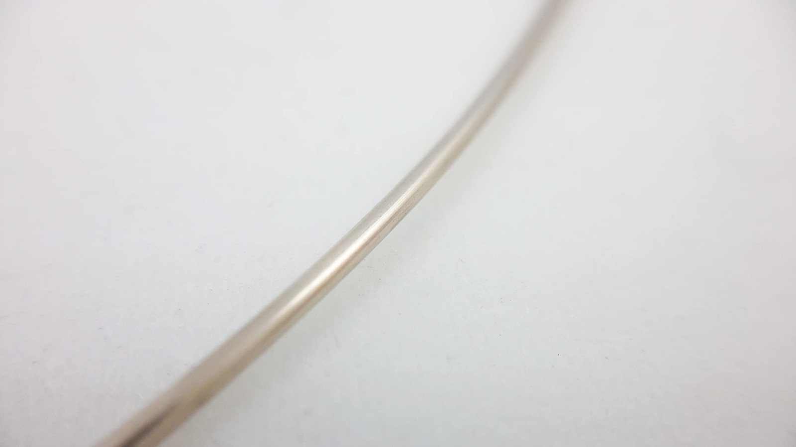 28 Gauge 14K Solid White Gold Wire Dead Soft Round 1 Foot by CRAFT WIRE