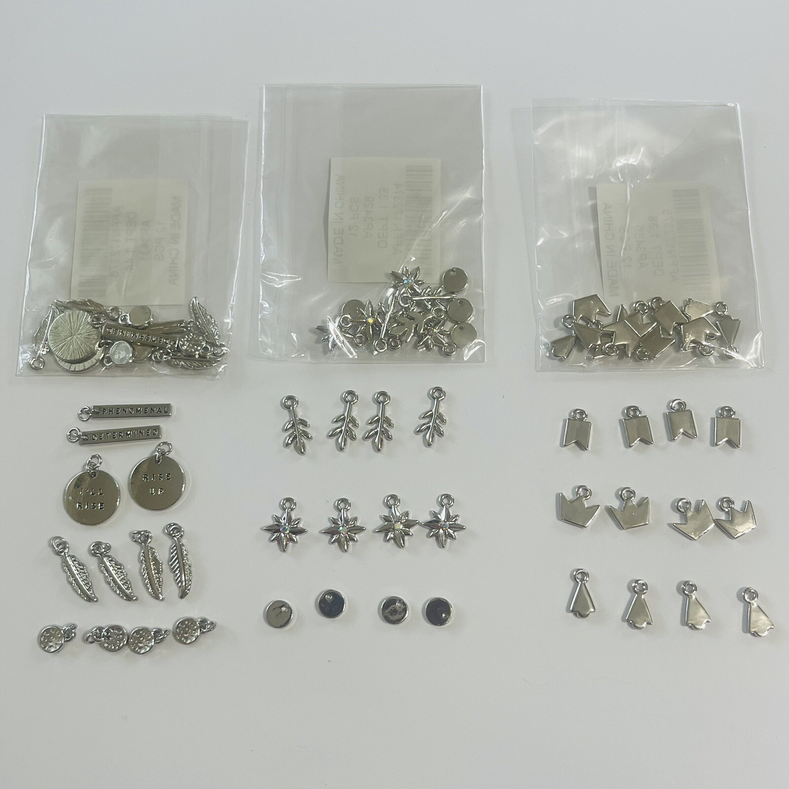 72 pcs Jewelry Pendant Metal Charms Assorted Design for DIY Jewelry Making