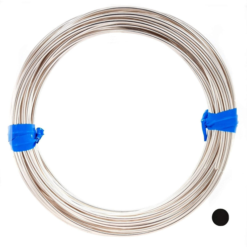 16 Gauge 999 Fine Silver Wire Dead Soft Round Made In Usa – 5Ft By Craft Wire