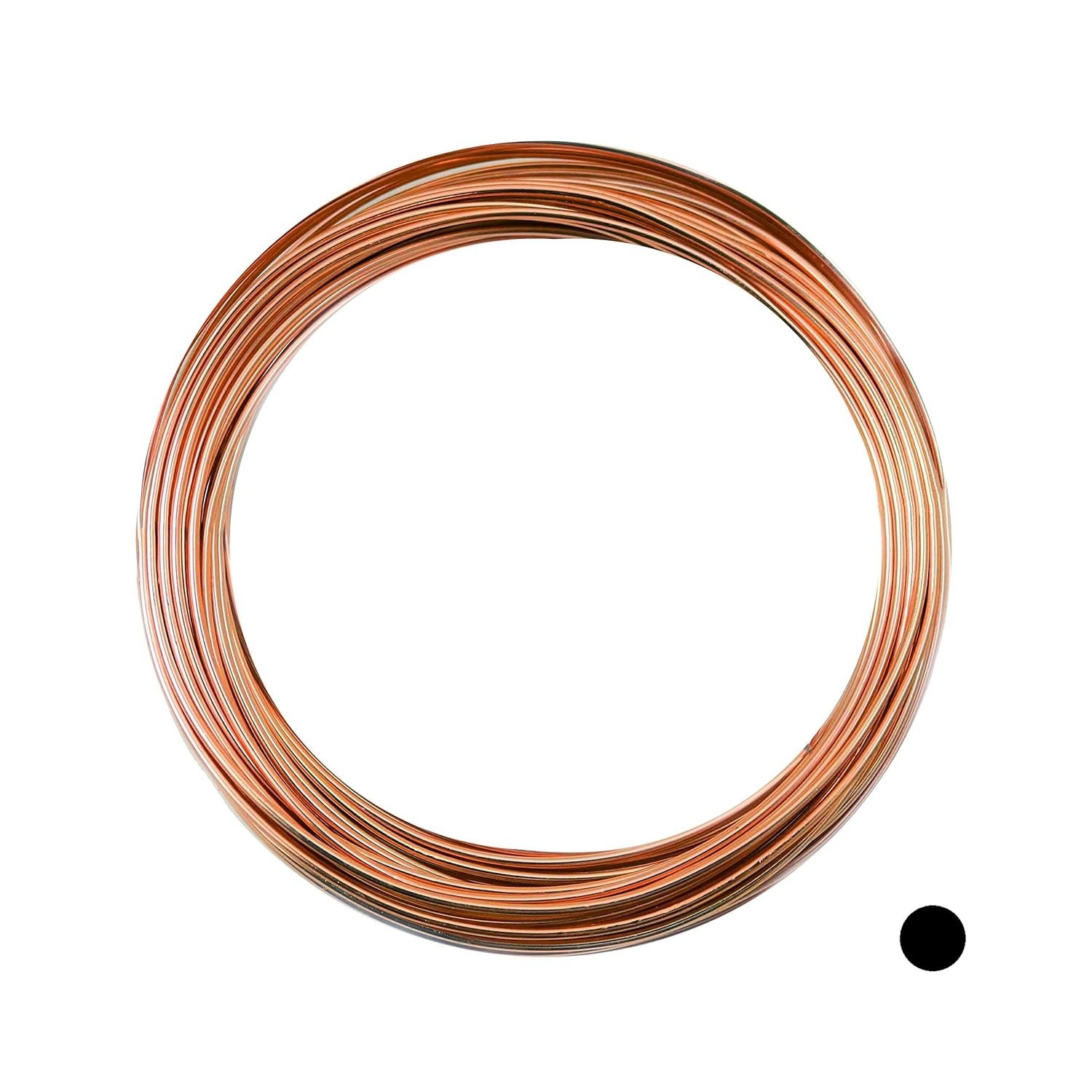 1FT 12 Gauge Pure Copper Wire – Round Dead Soft for Crafting & Repairs
