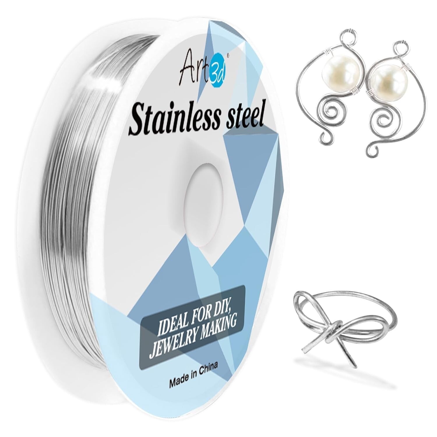 Versatile 120 FT 18 Gauge Stainless Steel Wire for Jewelry, Beading, & Sculpting