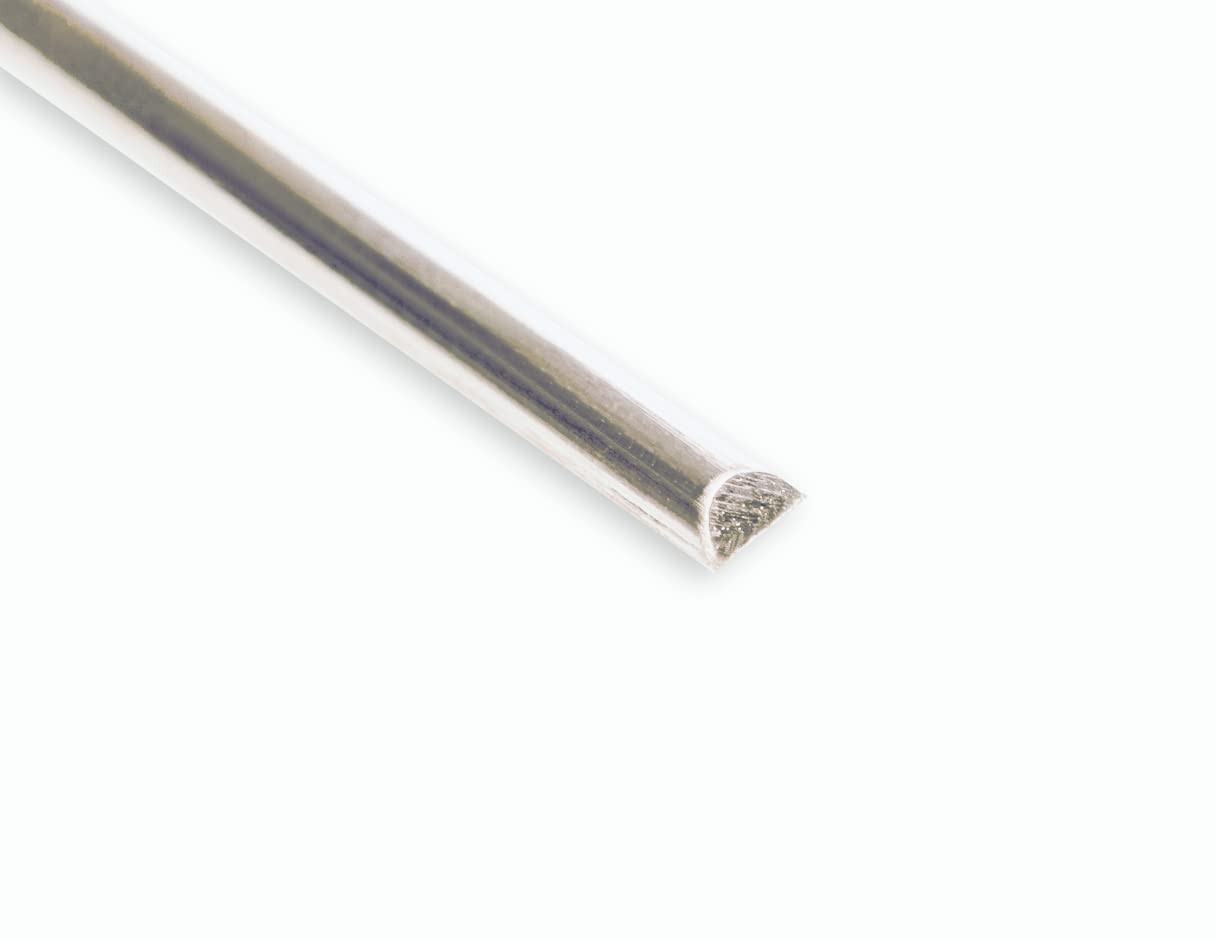 22 Gauge Half Round 925 Sterling Silver Wire – Dead Soft, USA Made, 25FT Roll