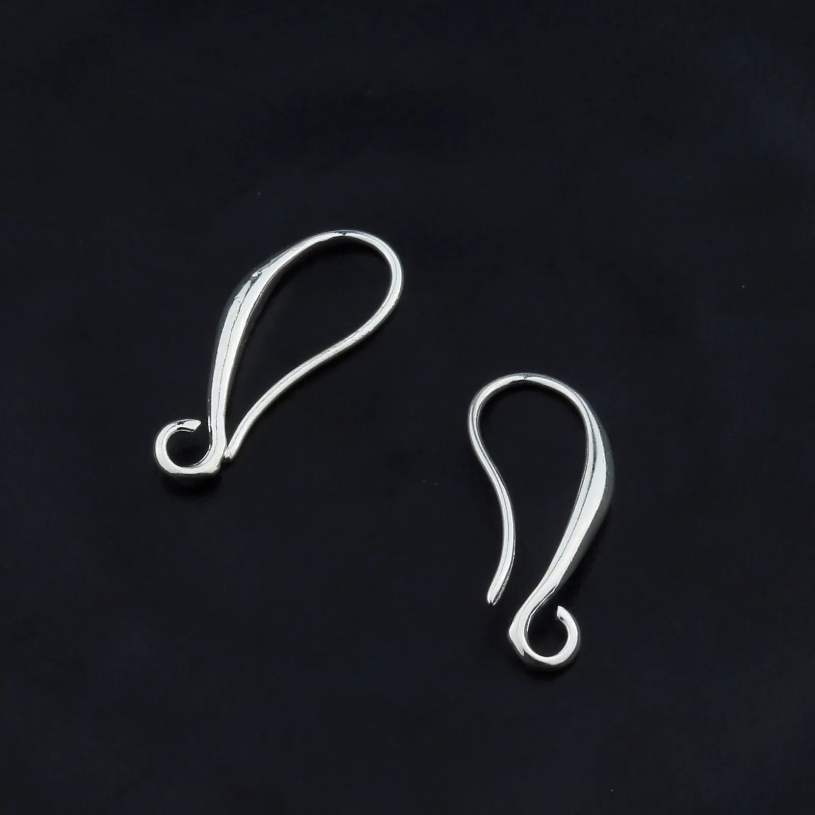 10/20/50PCS Jewelry Findings Real Pure 925 Sterling Silver Jewelry Six