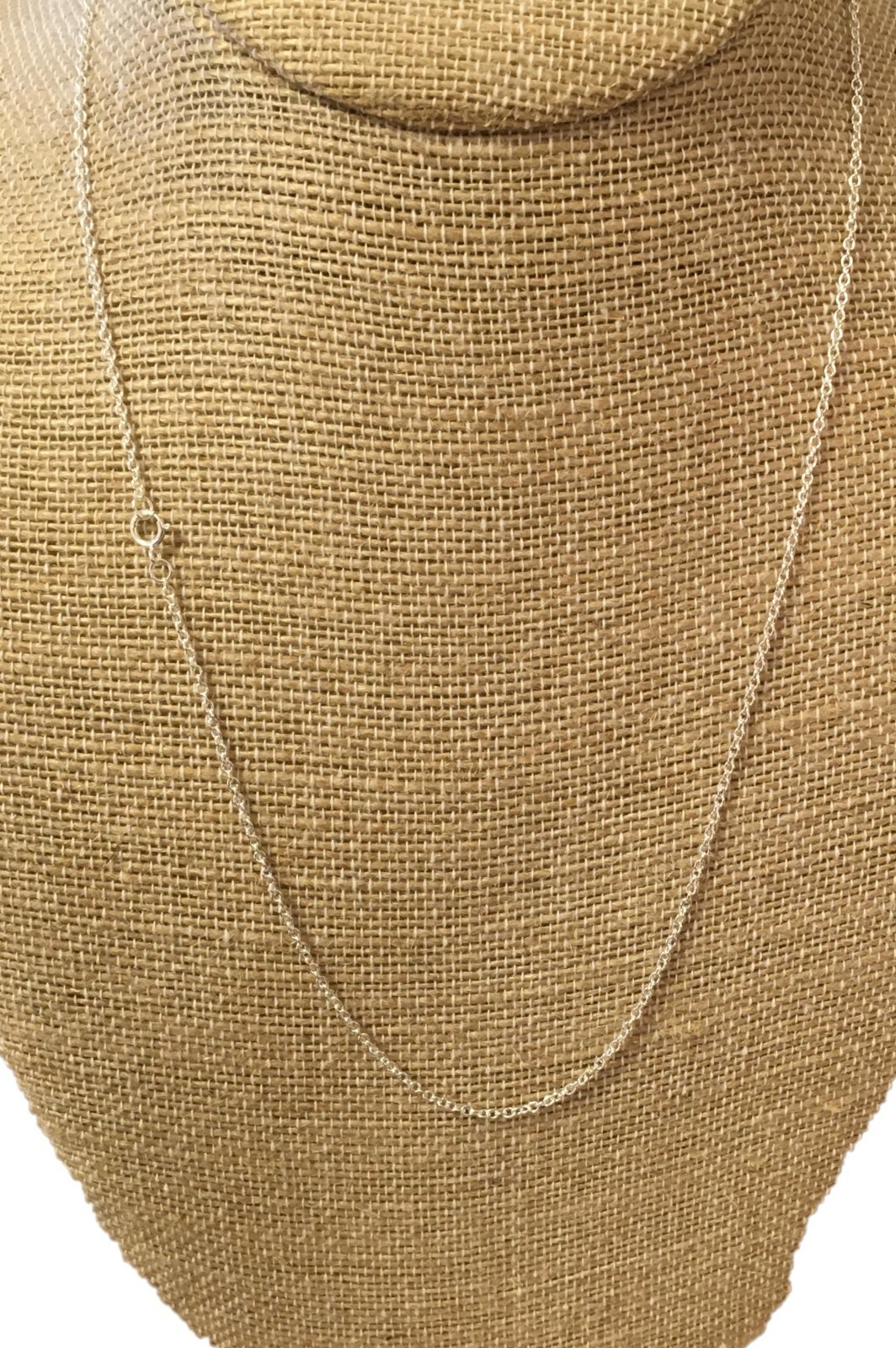 18″ Sterling Silver 1 MM Cable Chain | Made in USA | Single/Bulk Wholesale Lot