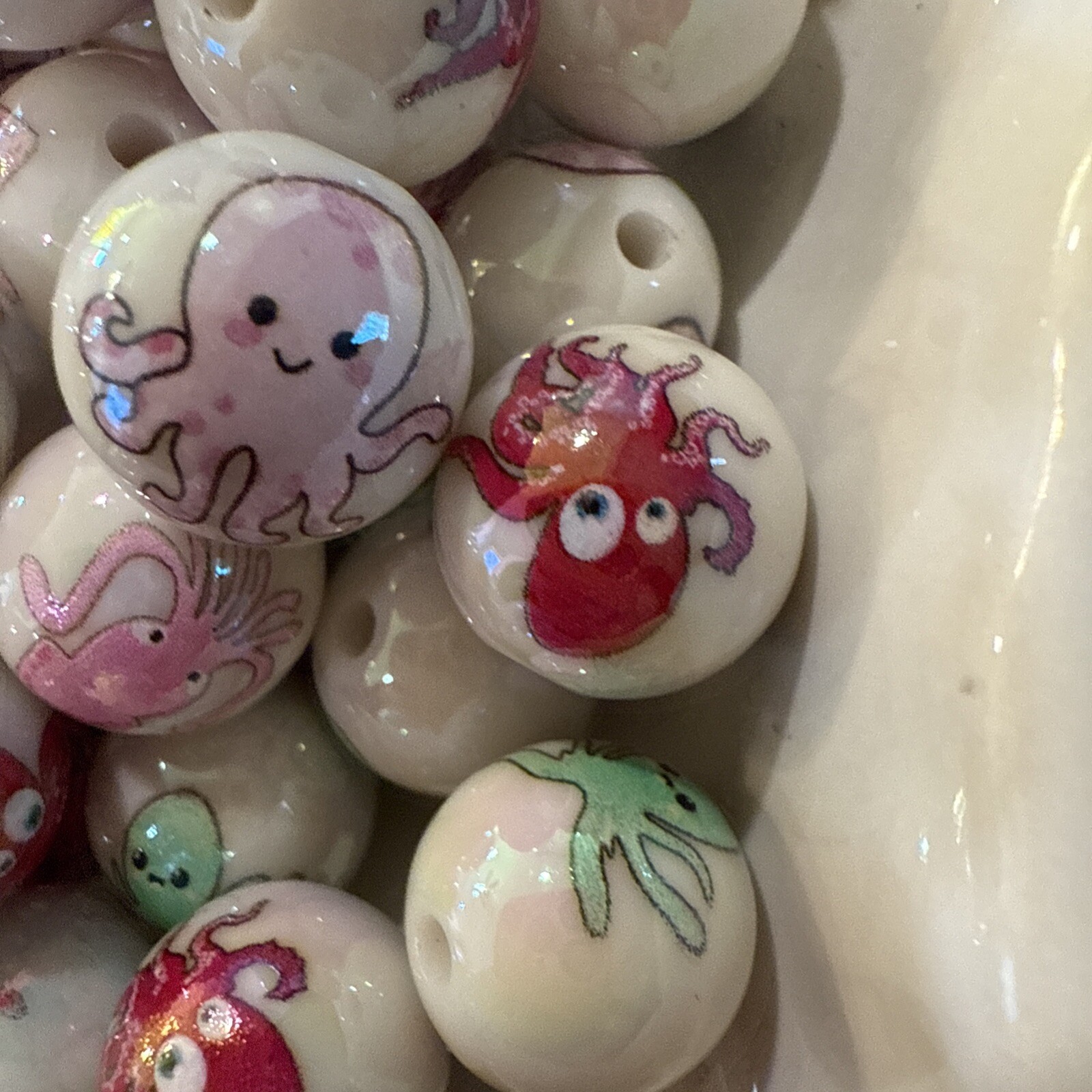 Octopus High-Quality Resin 16 Mm Beads Shipped From Usa
