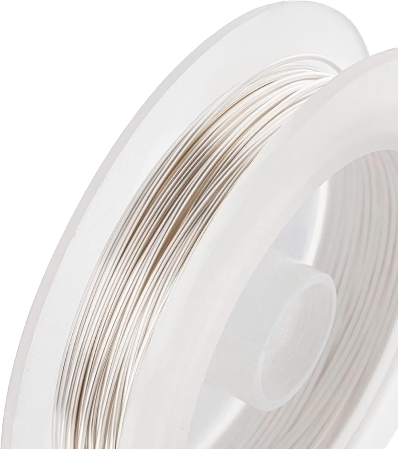 20GA 10M/11Yard Copper Wire Permanently Colored Wire, Silver Color