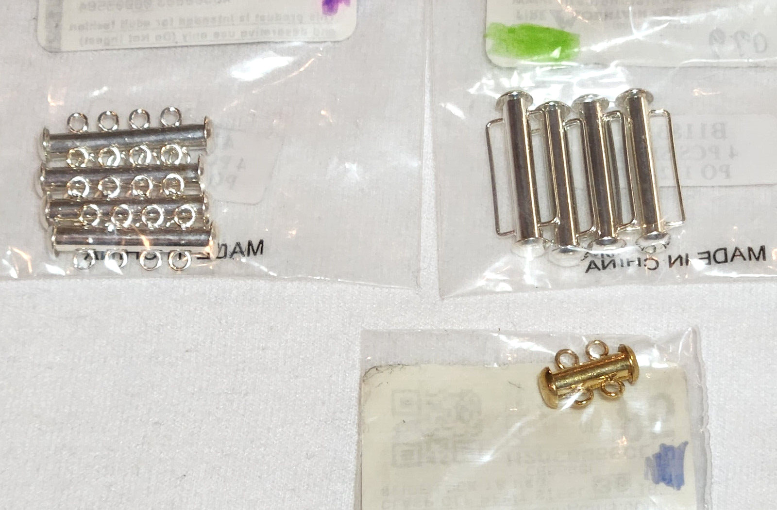 Fire Mountain Darice Potomac Bead jewelry clasps magnetic, slide lock, toggles