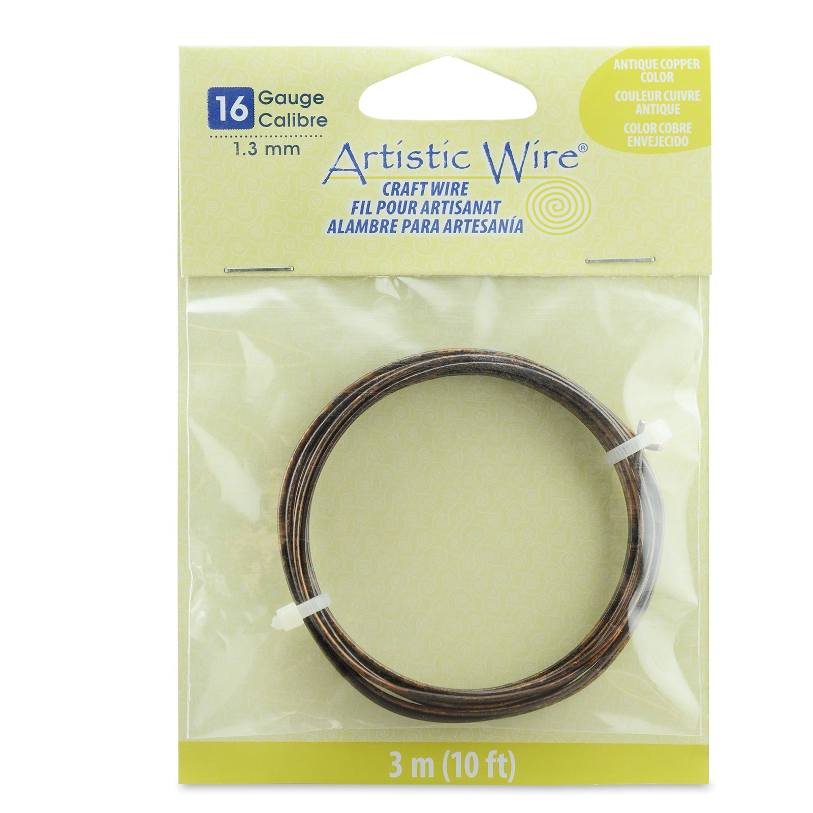 1 PCS 16 Gauge 10 Ft Tarnish Resistant Antique Brass Color Copper Craft Wire