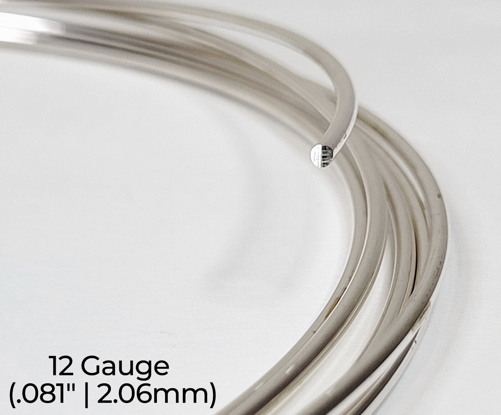 940 Argentium Silver Wire | Round, Dead Soft | 10-30 Gauge | 1-10 Ft | USA