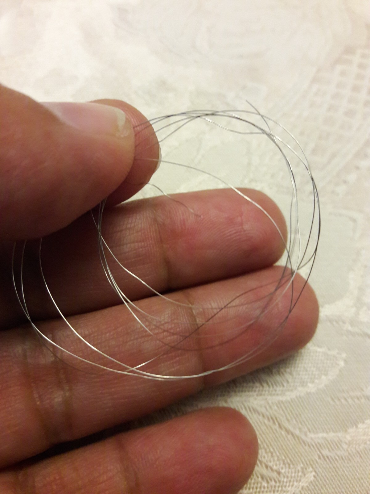 PLATINUM 950 ROUND WIRE 0.12 MM ~ 21″ INCHES LONG ~ FOR REPAIRS ON LASER ~READ~