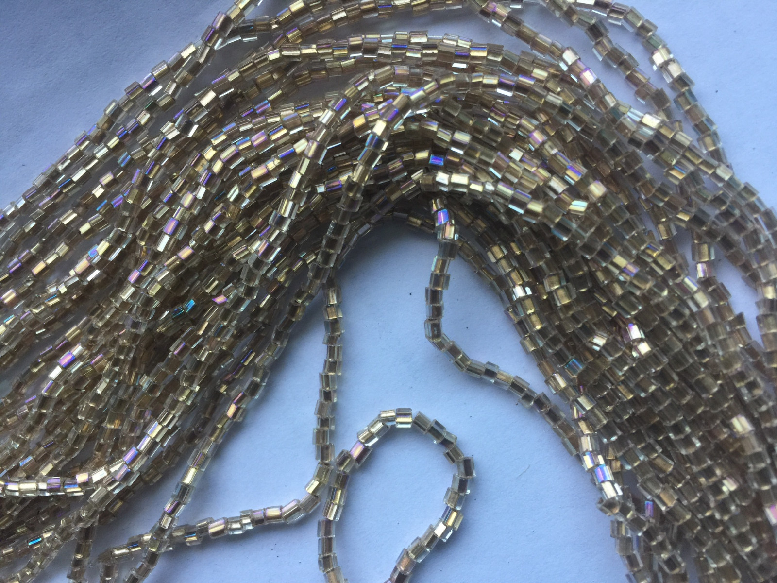 Czech Square Seed Beads 10/0 6/0