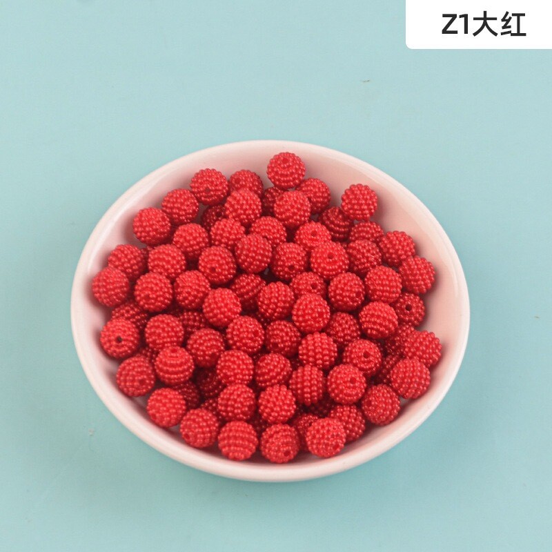 new 400pcs candy dispersion beads 10mm resin DIY jewelry accessories drill balls