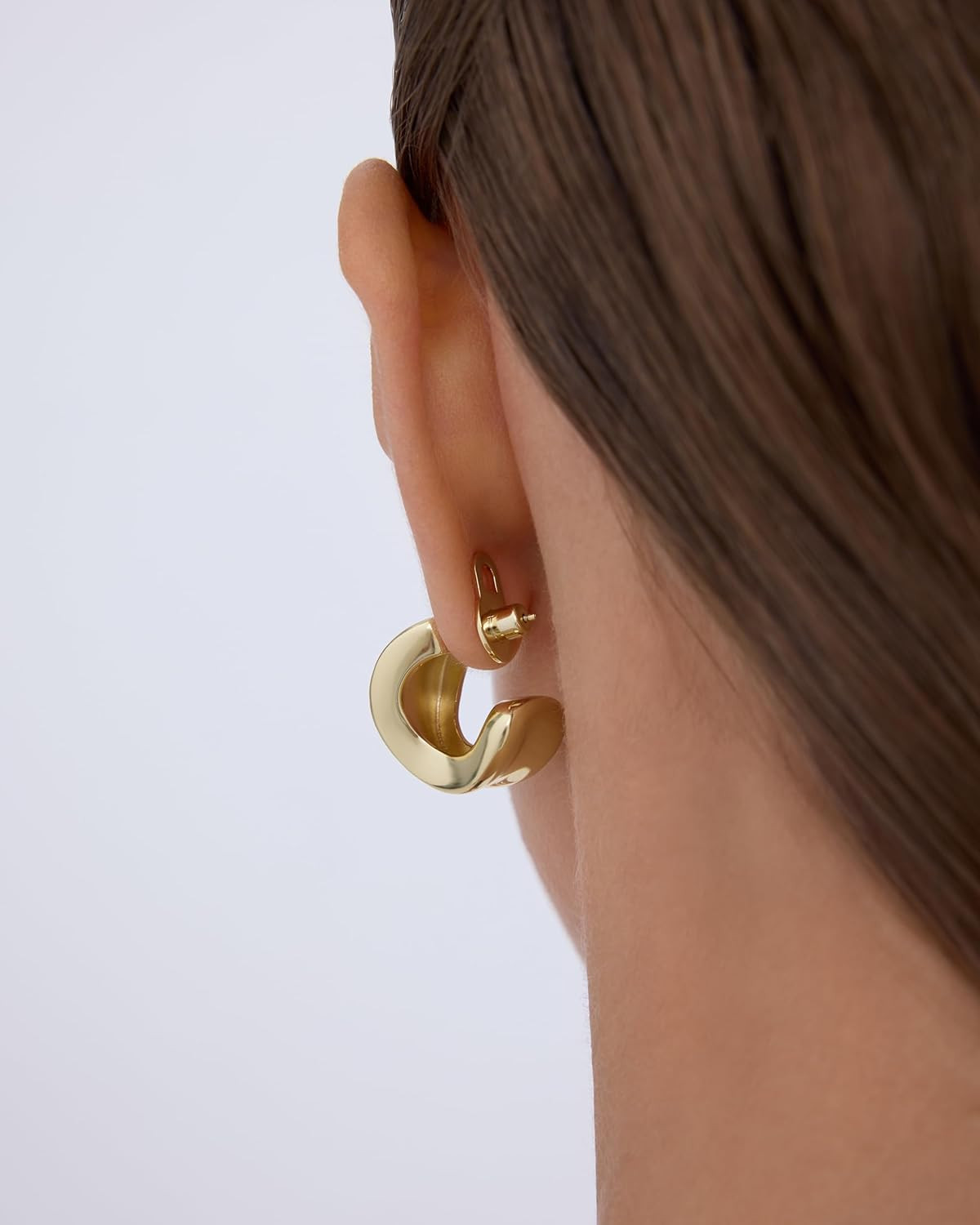 Rhodium Plated Lobe Lifters for Heavy Earrings for Women – Earring Backs for Dro