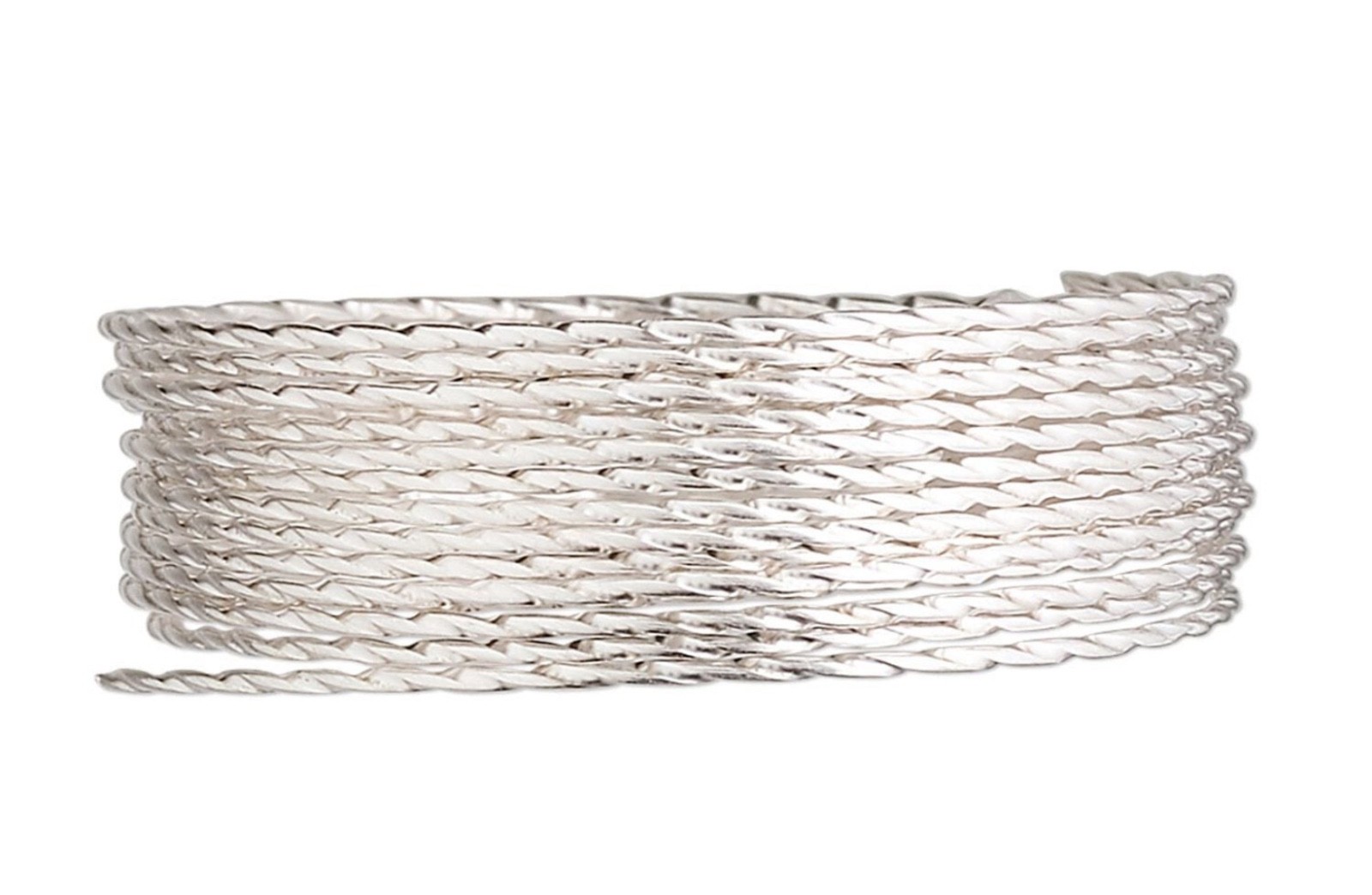 925 Sterling Silver Wire- Round Half Hard-Twist/Twisted Pattern- 19 Gauge- 5 ft