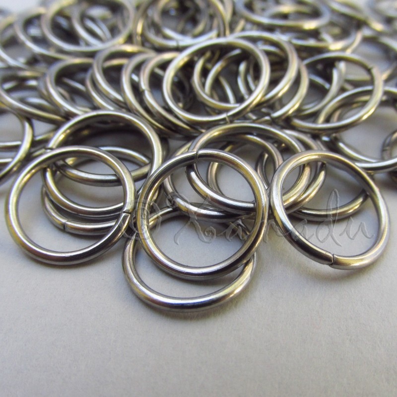 Jump Rings 12mm – 50/100/200 Stainless Steel 16 Gauge Open Jump Rings F7455