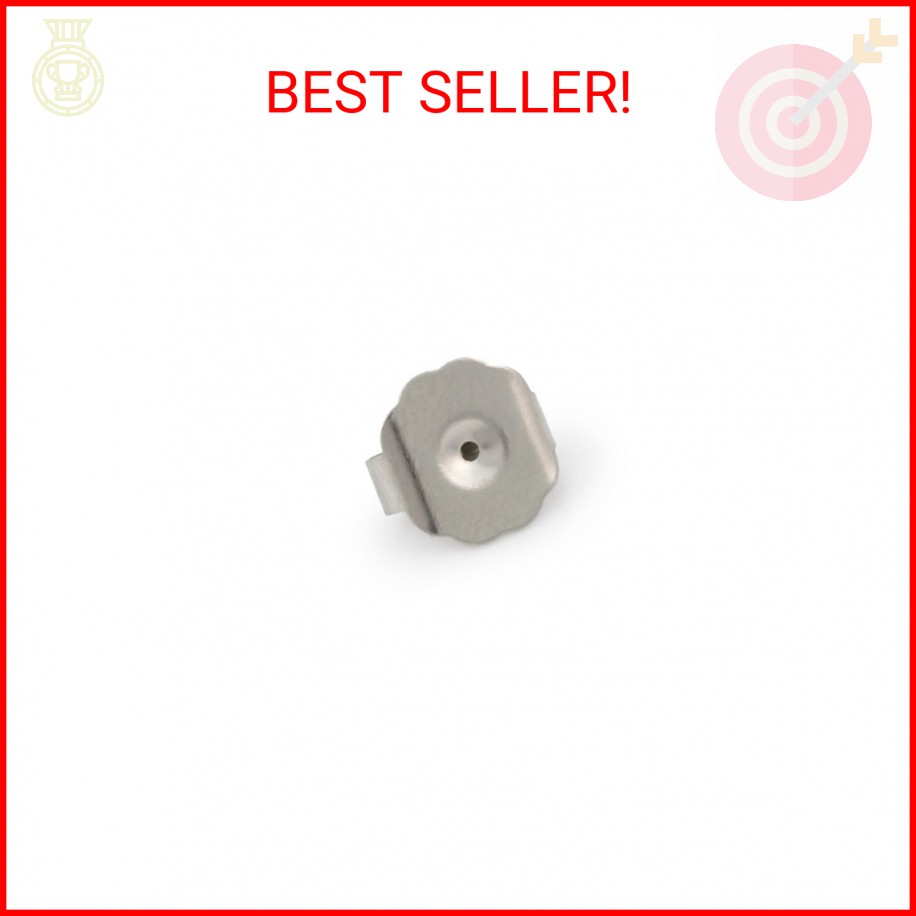 Extra-large Surgical Steel Earring Backs (Package of 10)