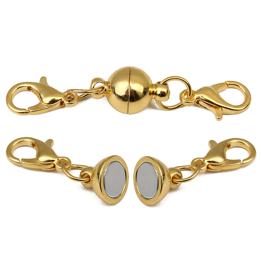 5Pcs Ball Magnetic Clasps Necklace Bracelet Extender Clasps Jewelry Findings