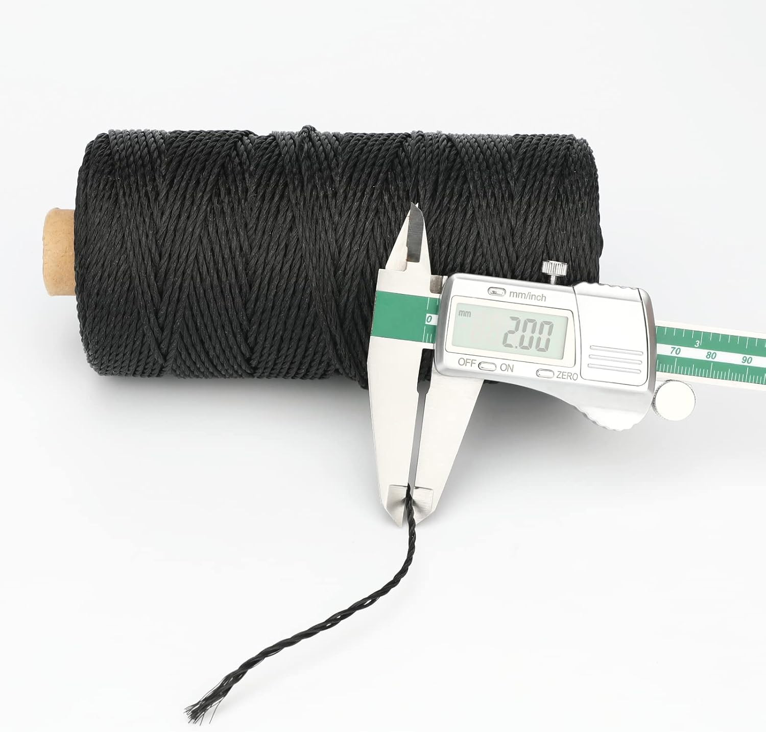426 Feet Nylon Twine #36 Black Nylon String 2Mm – Weatherproof Seine Twine for G