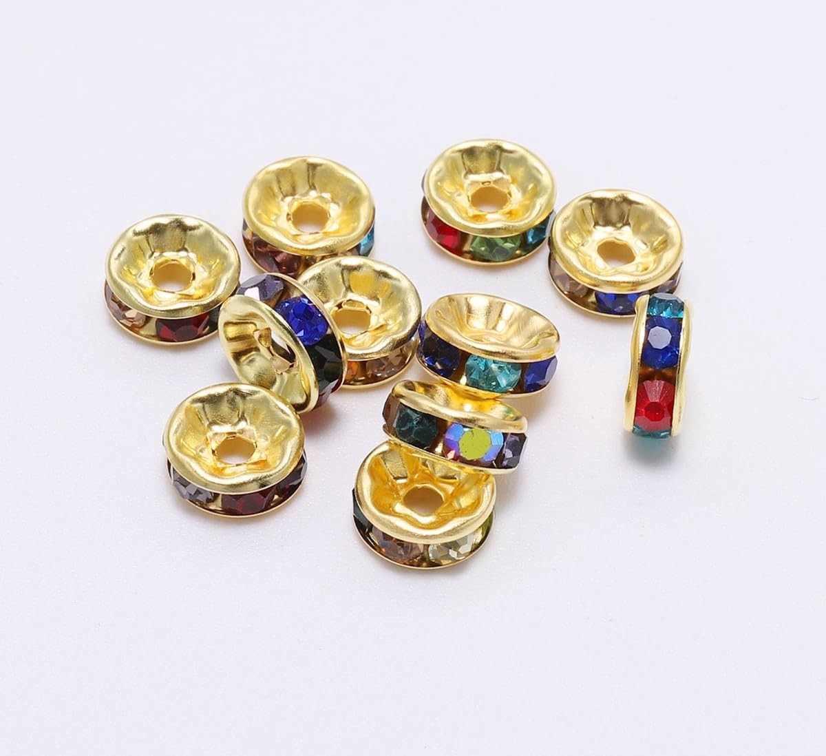 Lightweight High-Quality Fishing Beads – 100pc Colorful DIY Spinner Supplies