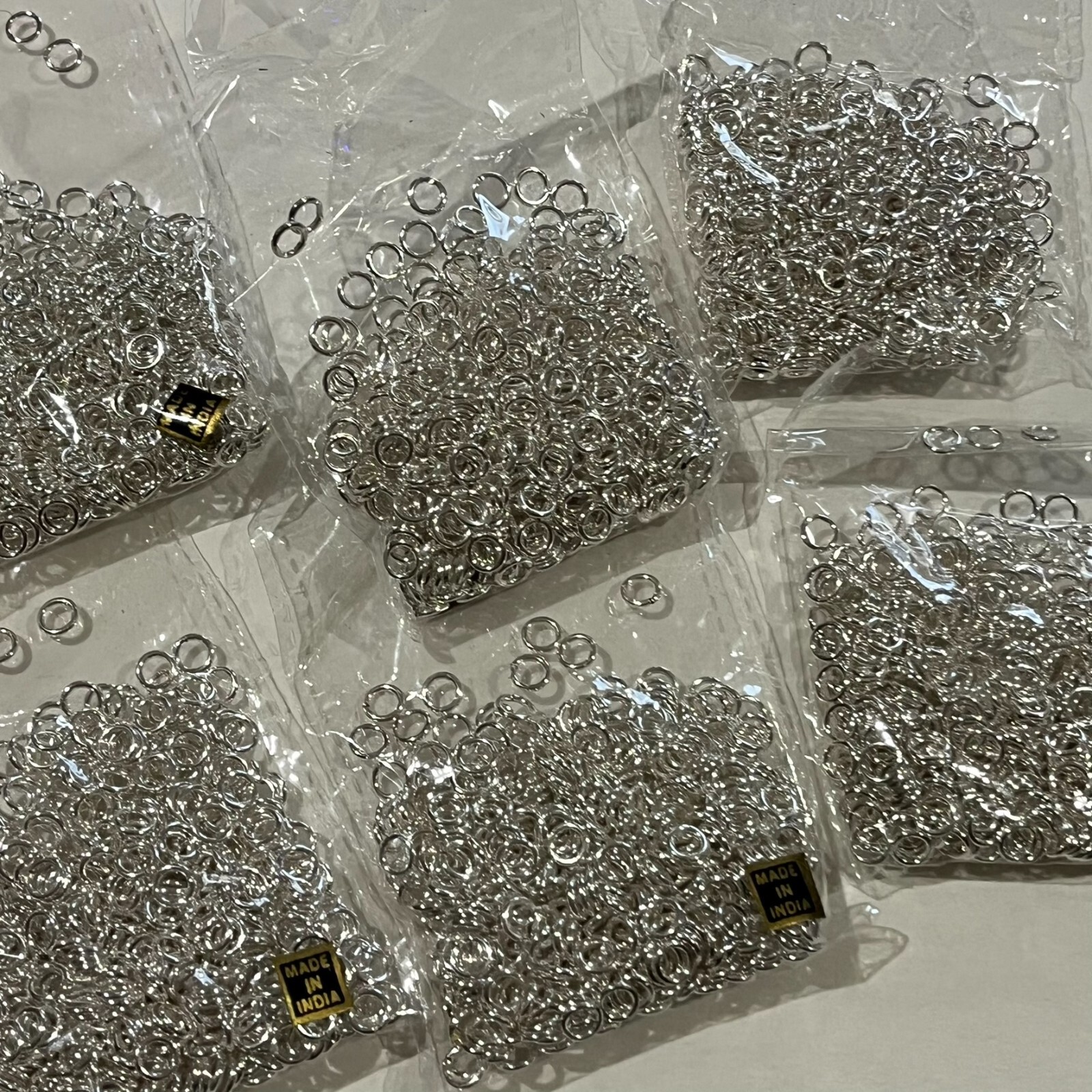 Clearance WHOLESALE! 500 Pcs 925 Sterling silver OPEN Jump Rings 20GA 5 mm, 6 mm