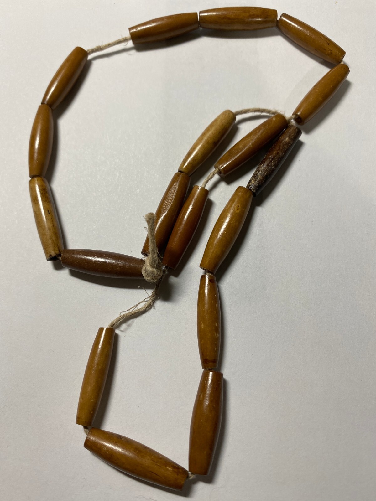 Bone and Horn Hair Pipe Beads 12mm to 2″