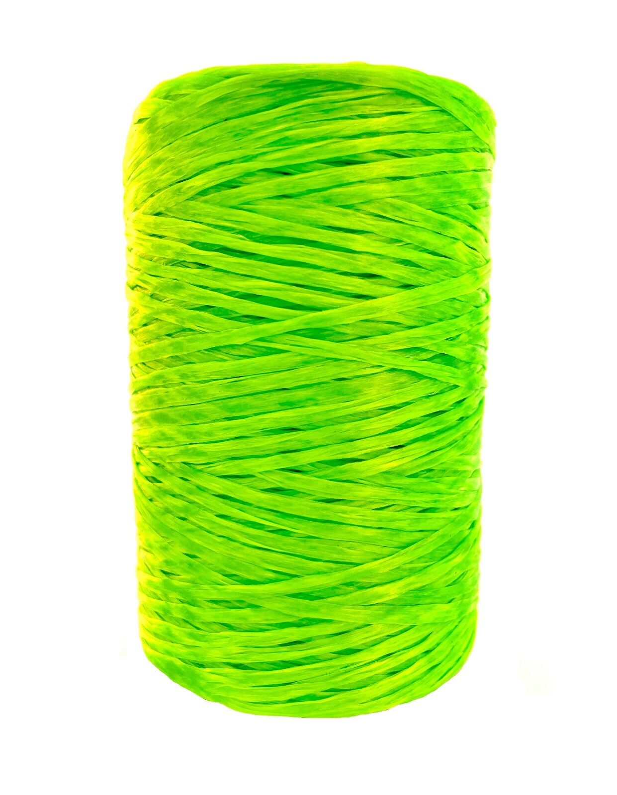 Kulay Neon Green Artificial Sinew Waxed Flat Polyester Thread, Sinue, 300 yards