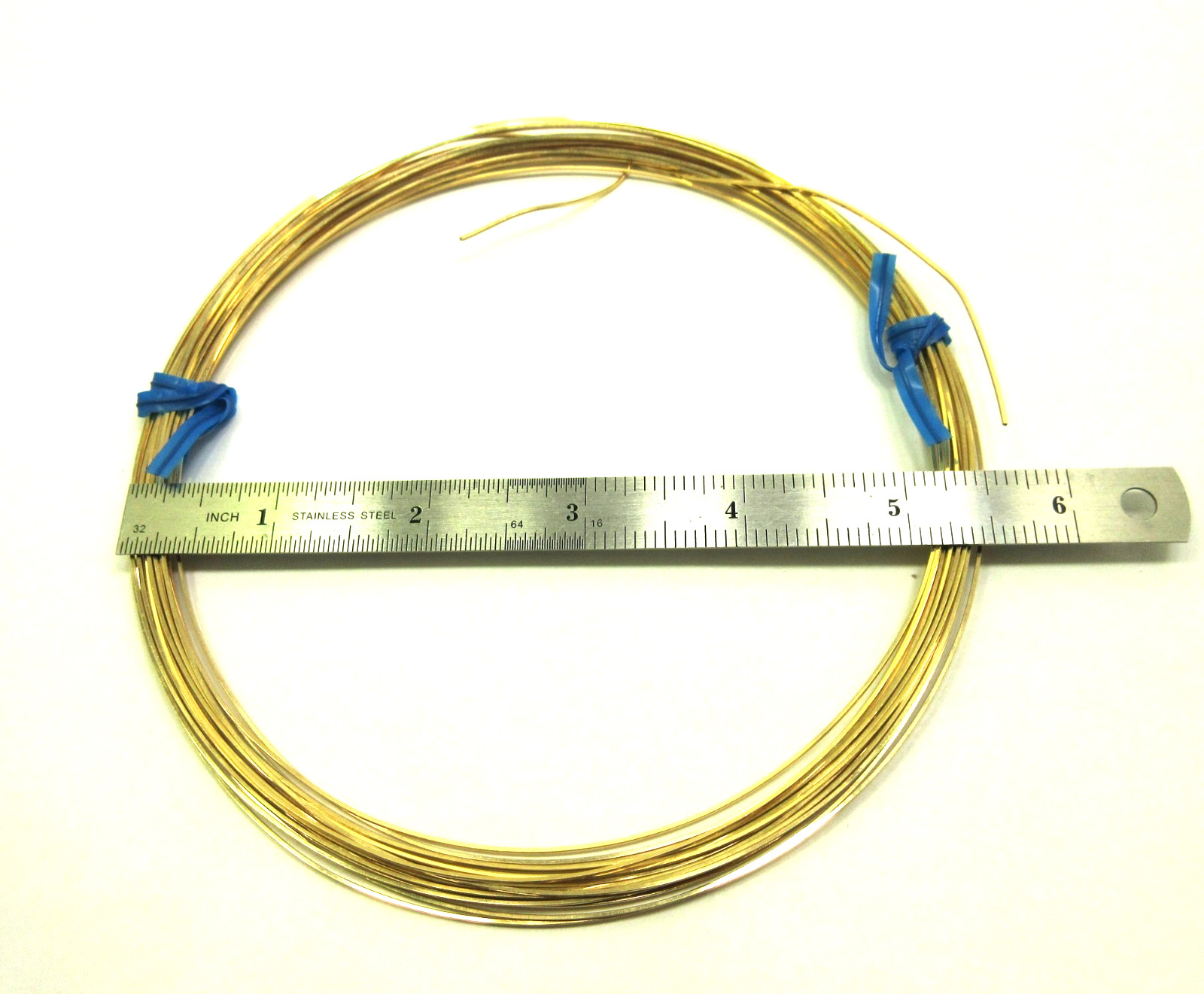 14/20 Yellow Gold-Filled Wire | Square | 21 Gauge | 38 Grams, 26 Feet, GF #22
