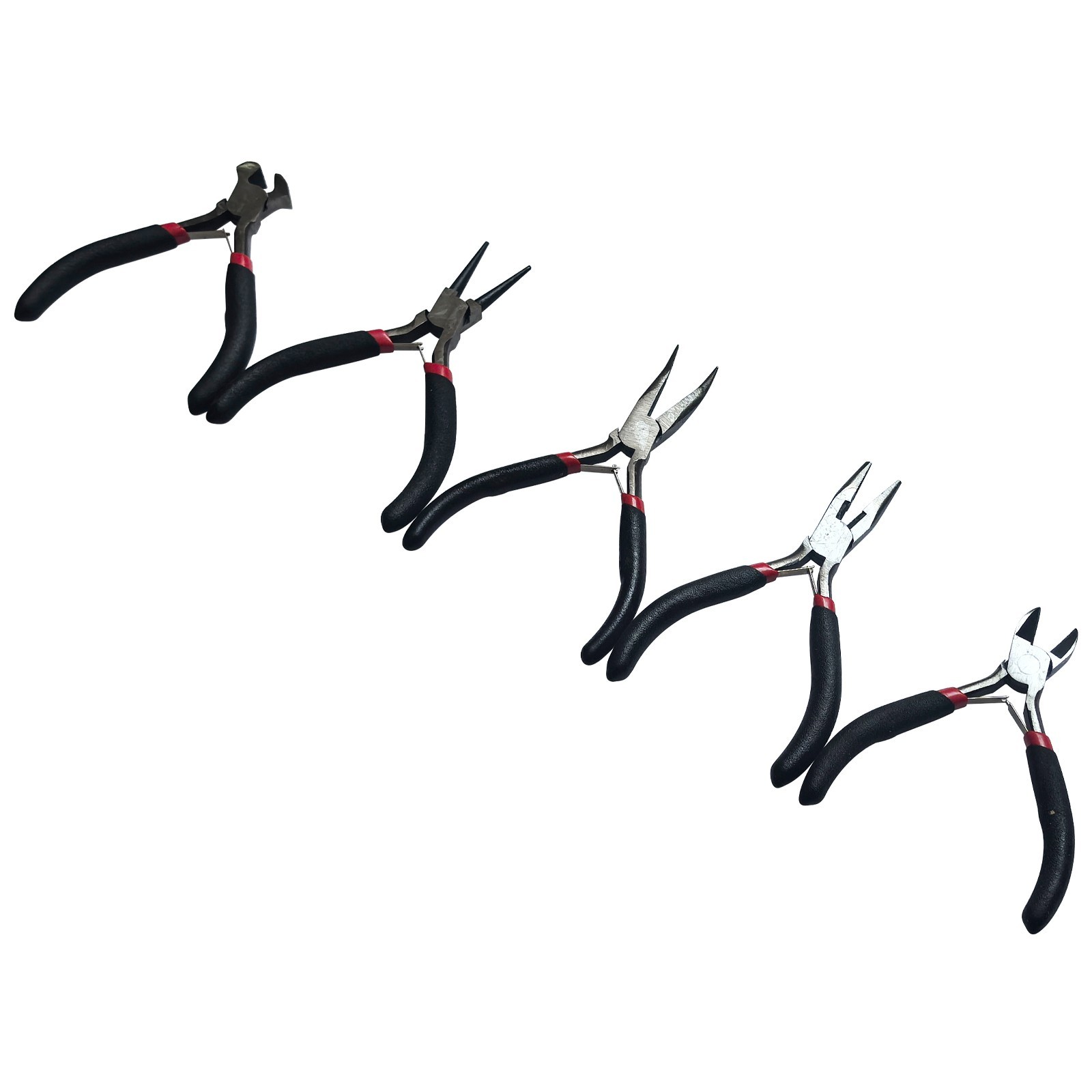 5pcs PLIER JEWELERS PLIERS SET JEWELRY MAKING BEADING WIRE WRAPPING HOBBY Tools